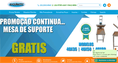 Desktop Screenshot of maquinatec.com.br