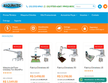Tablet Screenshot of maquinatec.com.br